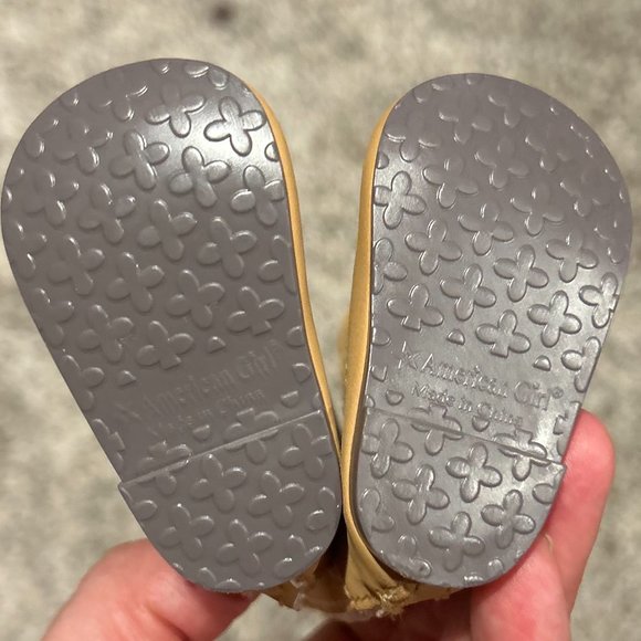 American Girl Company True Spirit Outfit Boots Doll Shoes Embroidered Butterfly - Picture 3 of 4